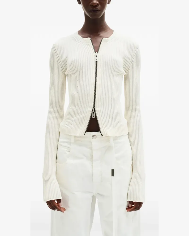 Ann Demeulemeester Terna Cardigan - Weiß Weiß