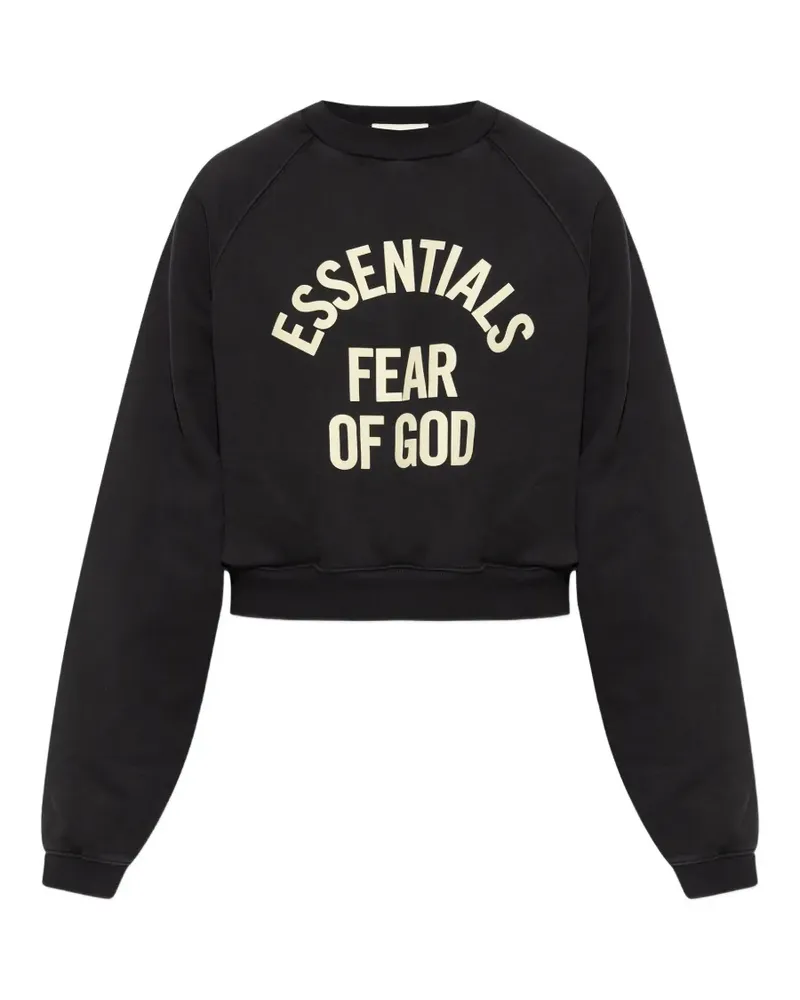 Fear of God Essentials logo-print sweater - Schwarz Schwarz
