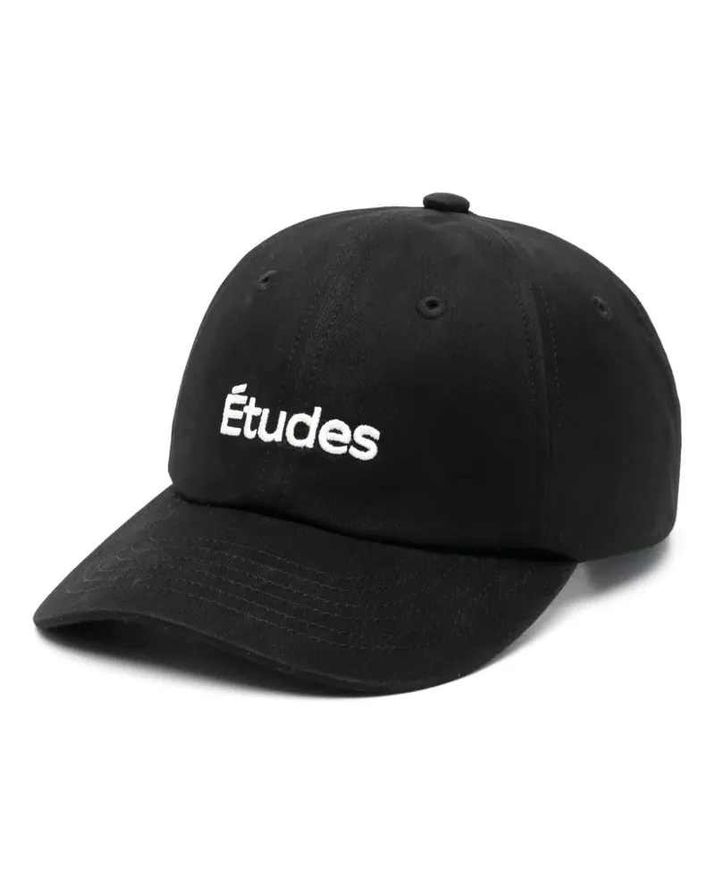 Études Studio Baseballkappe mit Logo-Stickerei - Schwarz Schwarz