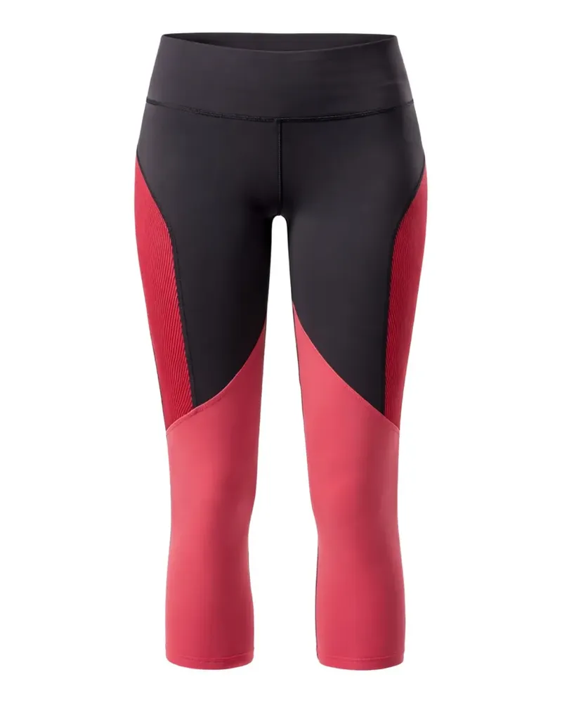Reebok Leggings in Colour-Block-Optik - Schwarz Schwarz