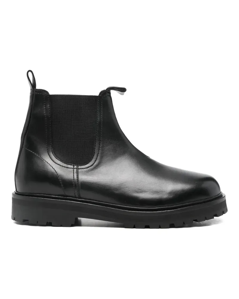 Studio Nicholson Chelsea-Boots mit Lasche - Schwarz Schwarz