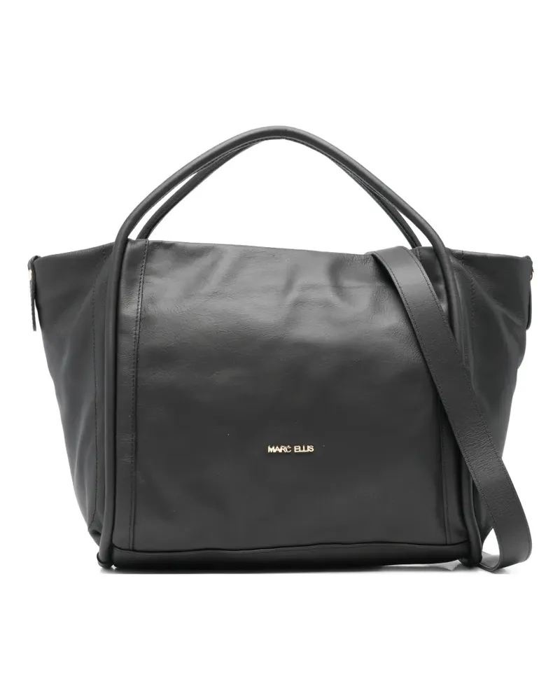 MARC ELLIS LOLA-L-SA logo-detail tote bag - Schwarz Schwarz
