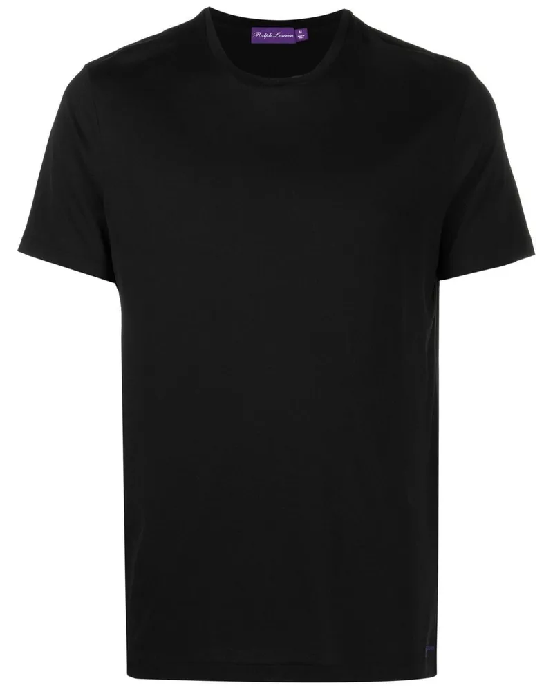 Ralph Lauren T-Shirt mit Logo-Stickerei - Schwarz Schwarz