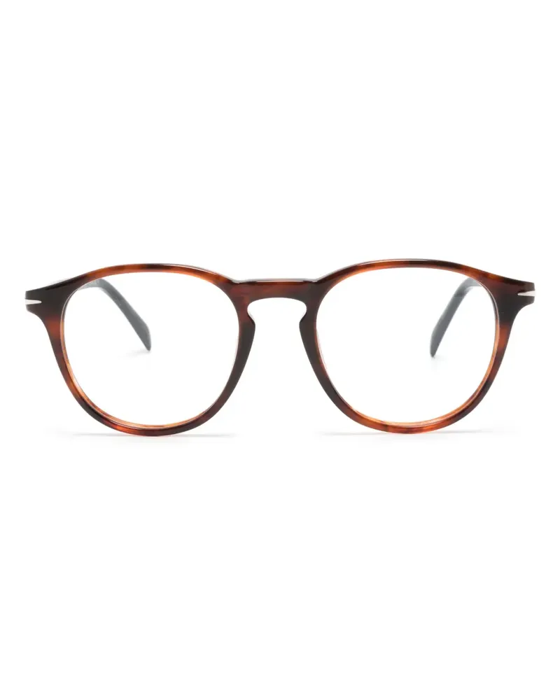 EYEWEAR by DAVID BECKHAM Sonnenbrille mit rundem Gestell - Braun Braun