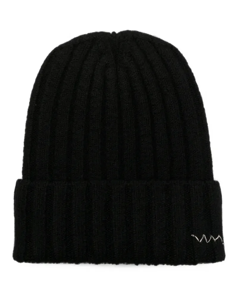Visvim ribbed-knit beanie hat - Schwarz Schwarz
