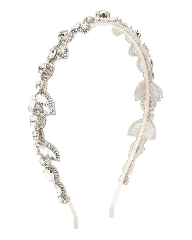 Jennifer Behr crystal-embellishment hair band - Silber Silber