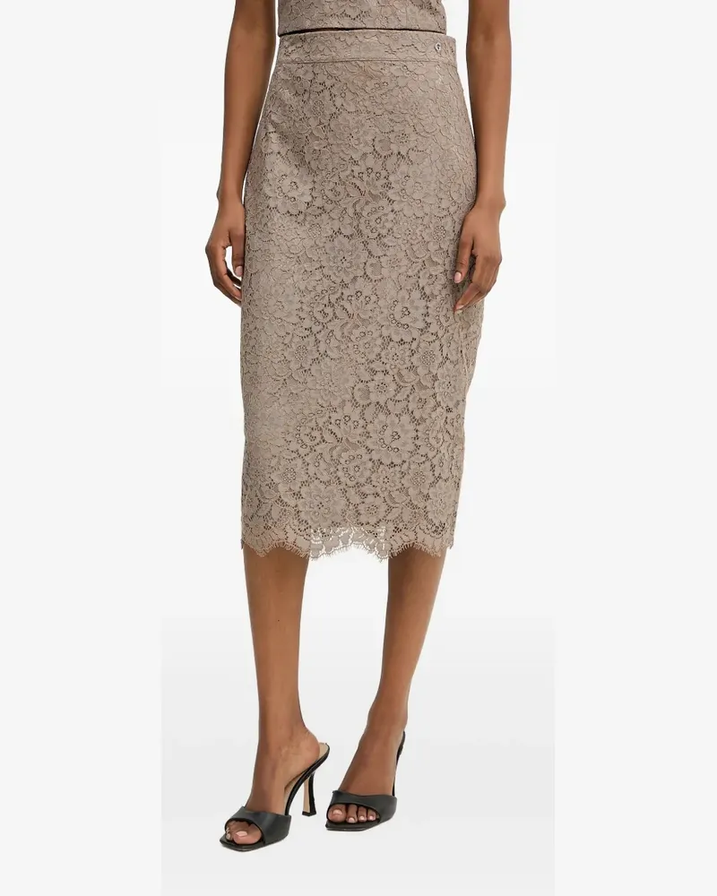 Guess Rock mit Spitze - Nude Nude