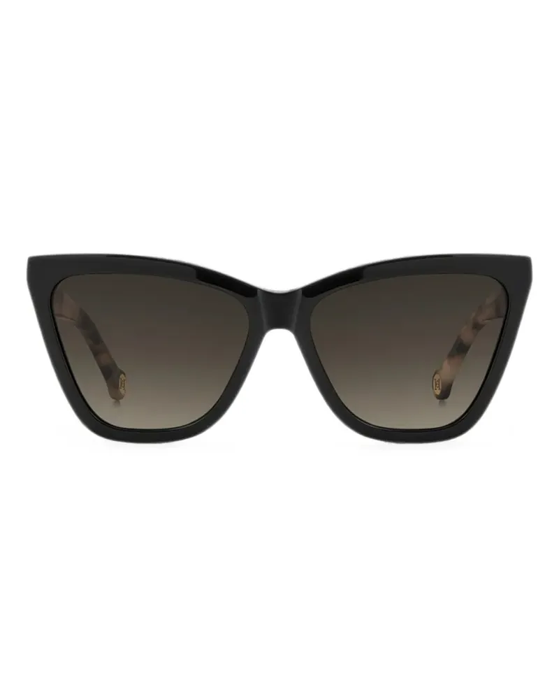 Carolina Herrera New York Cat-Eye-Sonnenbrille - Schwarz Schwarz
