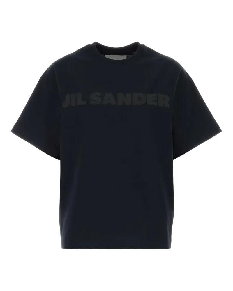 Jil Sander T-Shirt in Dunkelblau Blau