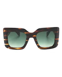 GIGI STUDIOS Sonnenbrille mit eckiger Form Braun