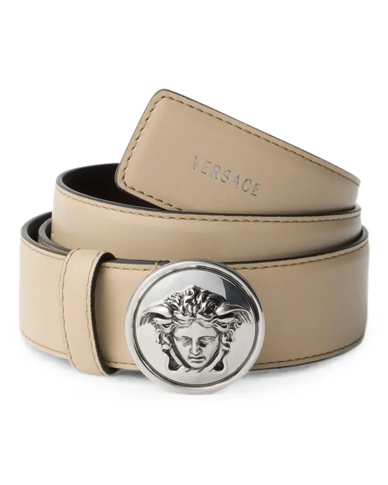 Versace Medusa-buckle belt - Nude Nude