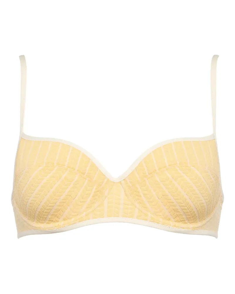 Eres Gestreifter Coconut Bikini - Gelb Gelb