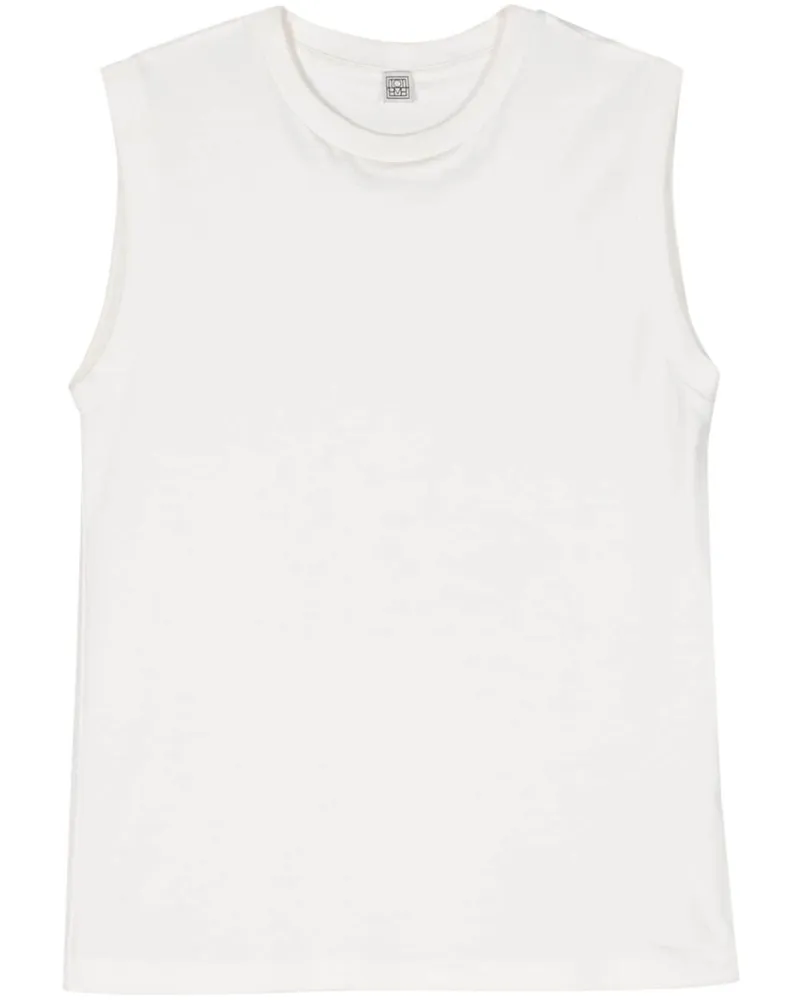 Totême Tanktop mit rundem Ausschnitt - Weiß Weiß