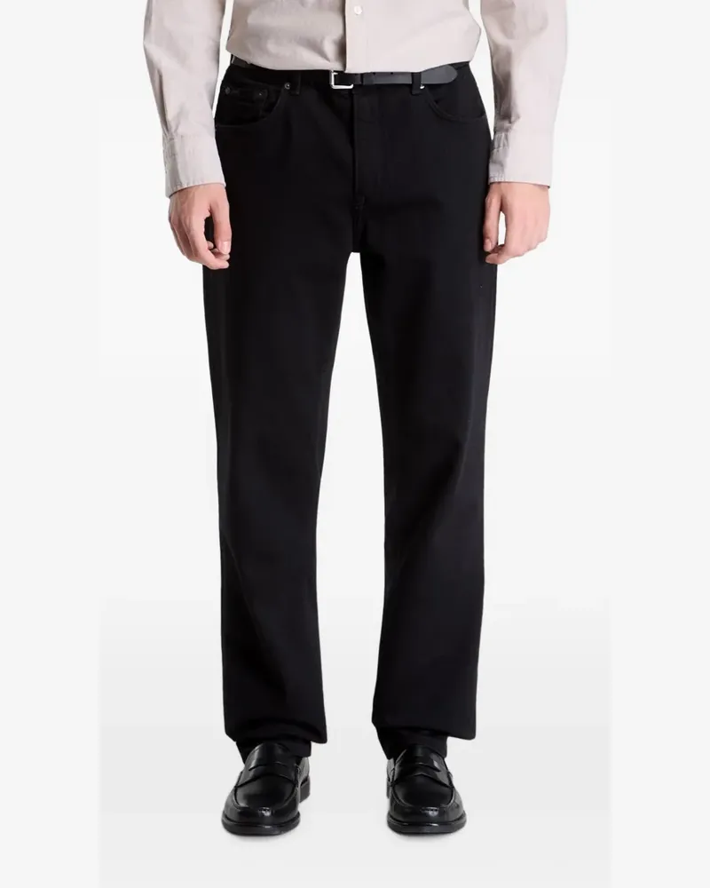 Gant Clean Wash Straight-Leg-Jeans - Schwarz Schwarz