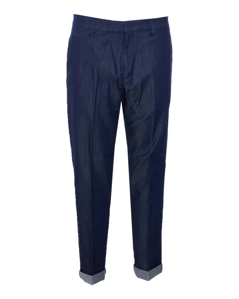 Dondup button cuffs trousers - Blau Blau