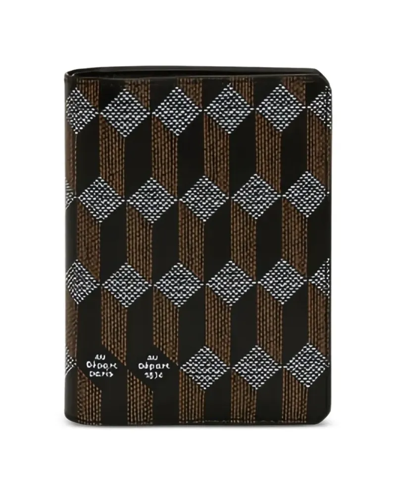 AU DÉPART Pass-Etui mit Klappe - Braun Braun