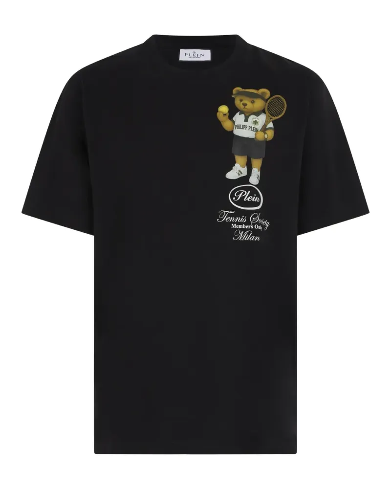 Philipp Plein T-Shirt mit rundem Ausschnitt - Schwarz Schwarz
