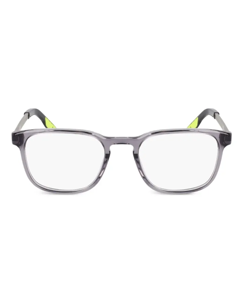 Nike Brille mit eckigem Gestell - Grau Grau