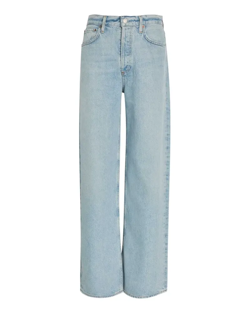 AGOLDE Ren faded wide-leg jeans - Blau Blau