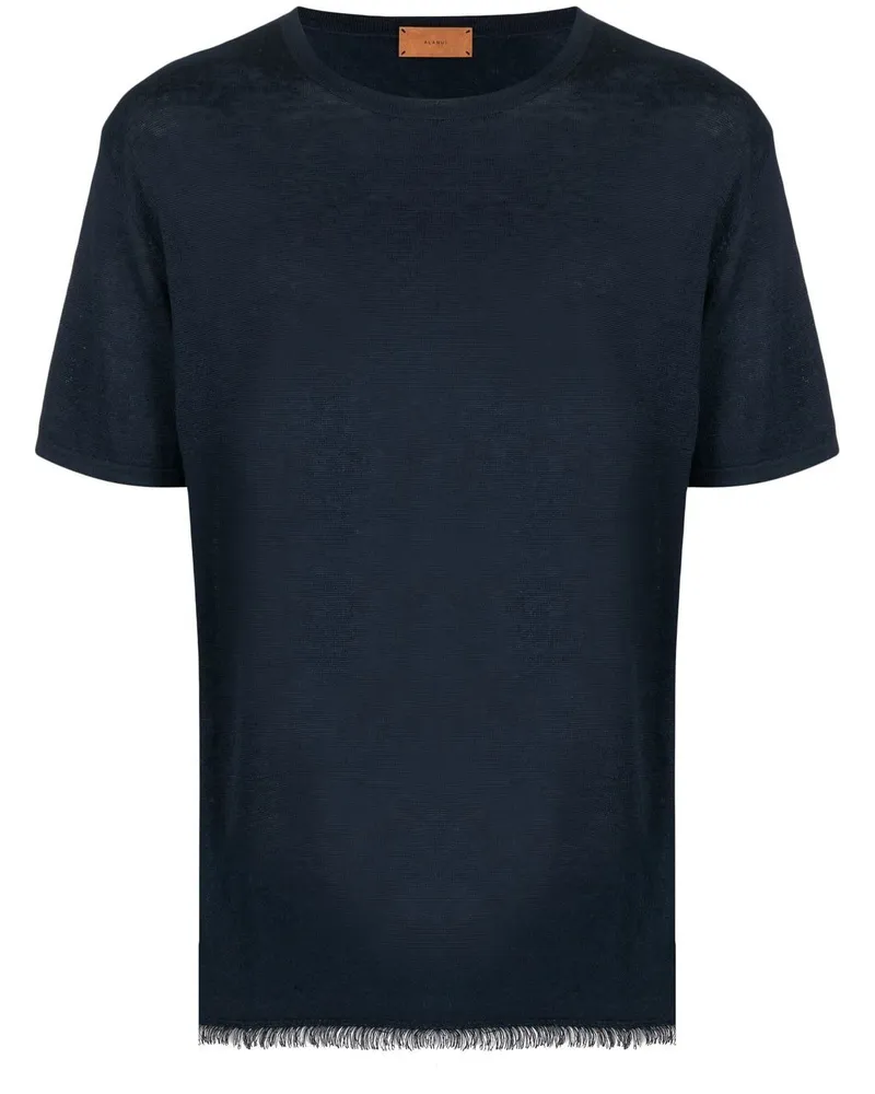 Alanui Gefüttertes T-Shirt - Blau Blau