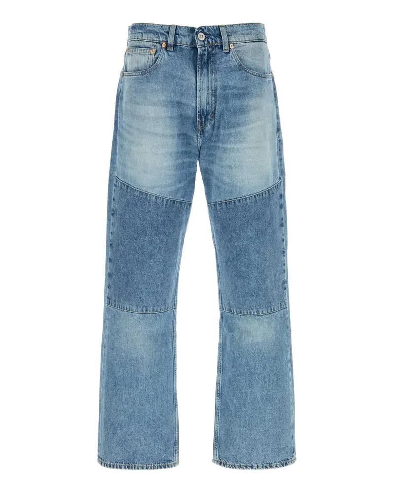 Our Legacy Bootcut-Jeans mit Logo-Patch - Blau Blau