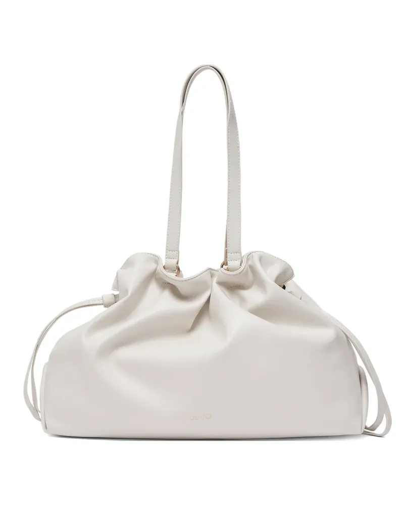 Liu Jo Große Riccy Schultertasche - Weiß Weiß