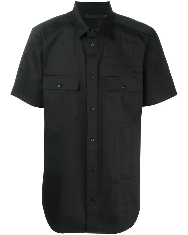 Alexander Wang Hemd mit Einsätzen - Schwarz Schwarz