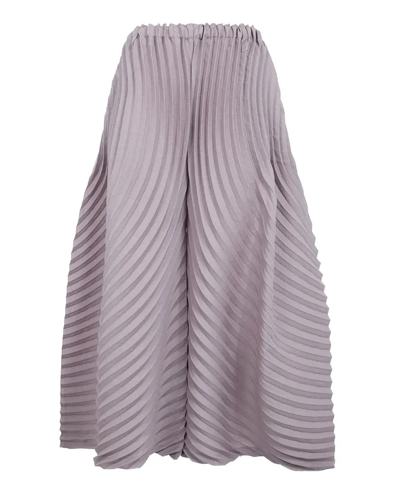 Issey Miyake Circle pleated trousers - Nude Nude