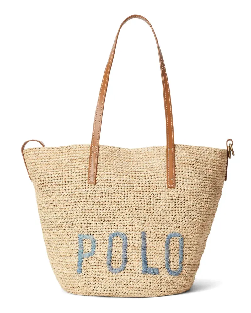 Ralph Lauren Shopper mit Stickerei - Nude Nude