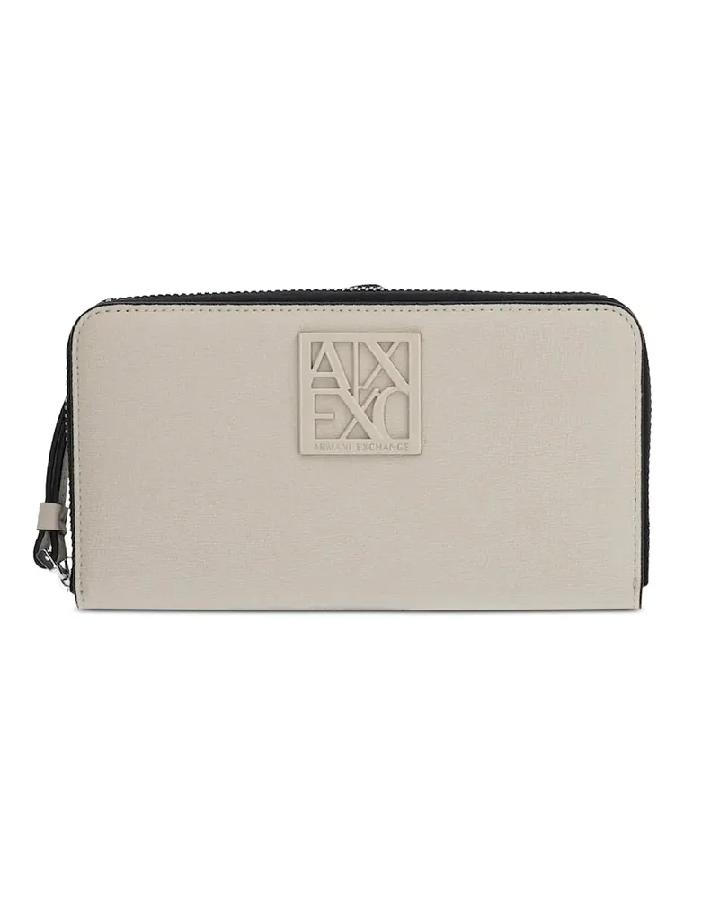 Armani Exchange Portemonnaie mit Handgelenkschlaufe - Nude Nude