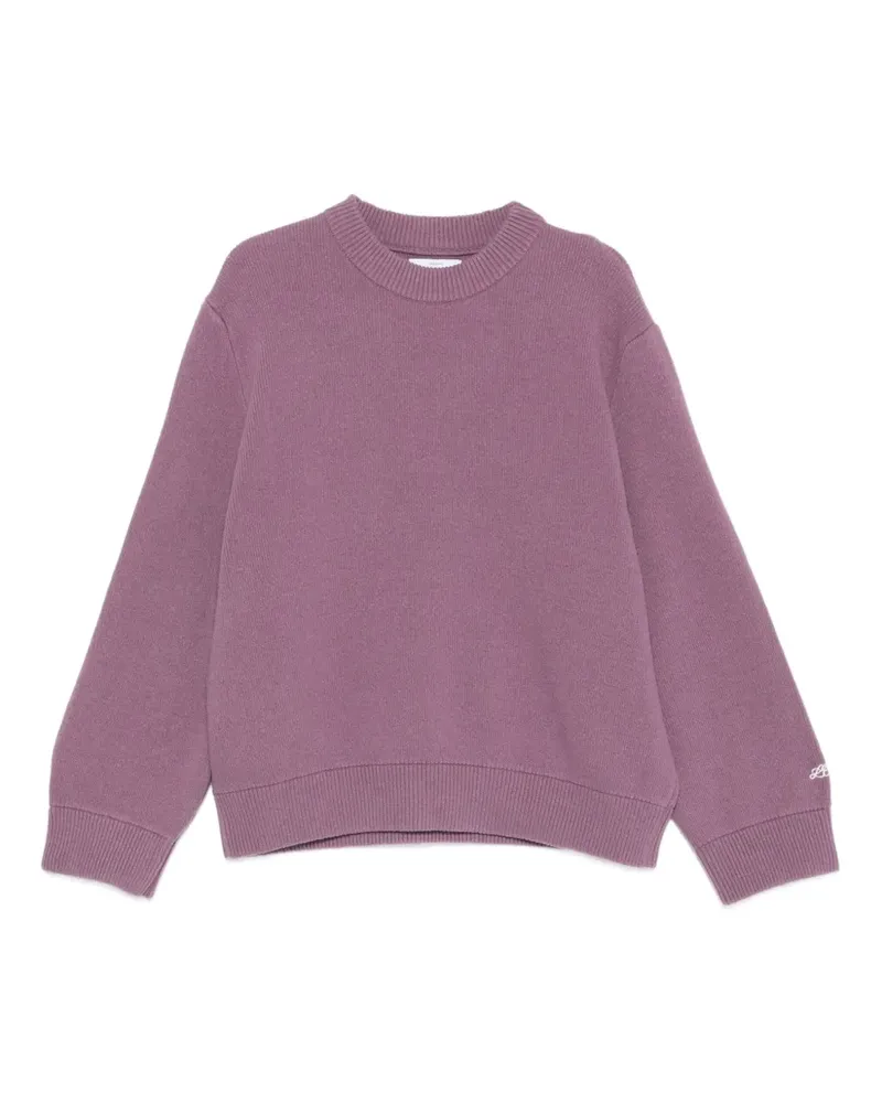 LC23 Gerippter Pullover - Rosa Rosa
