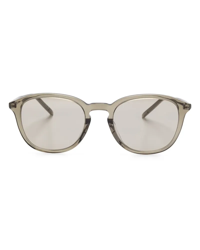 Saint Laurent Sonnenbrille mit eckigem Gestell - Braun Braun