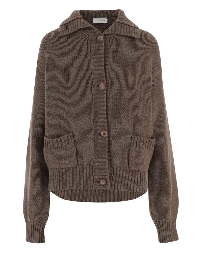 Magda Butrym cashmere cardigan - Braun Braun
