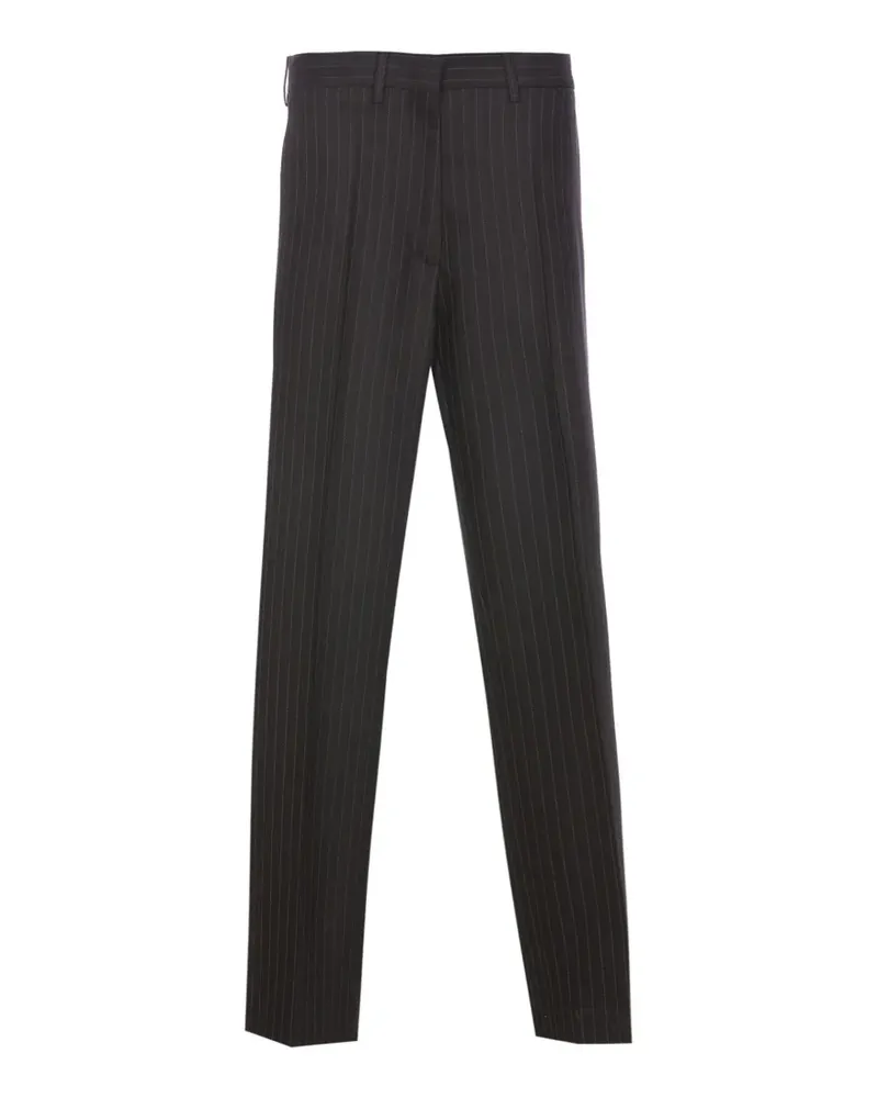 Miu Miu pinstripe tailored trousers - Schwarz Schwarz