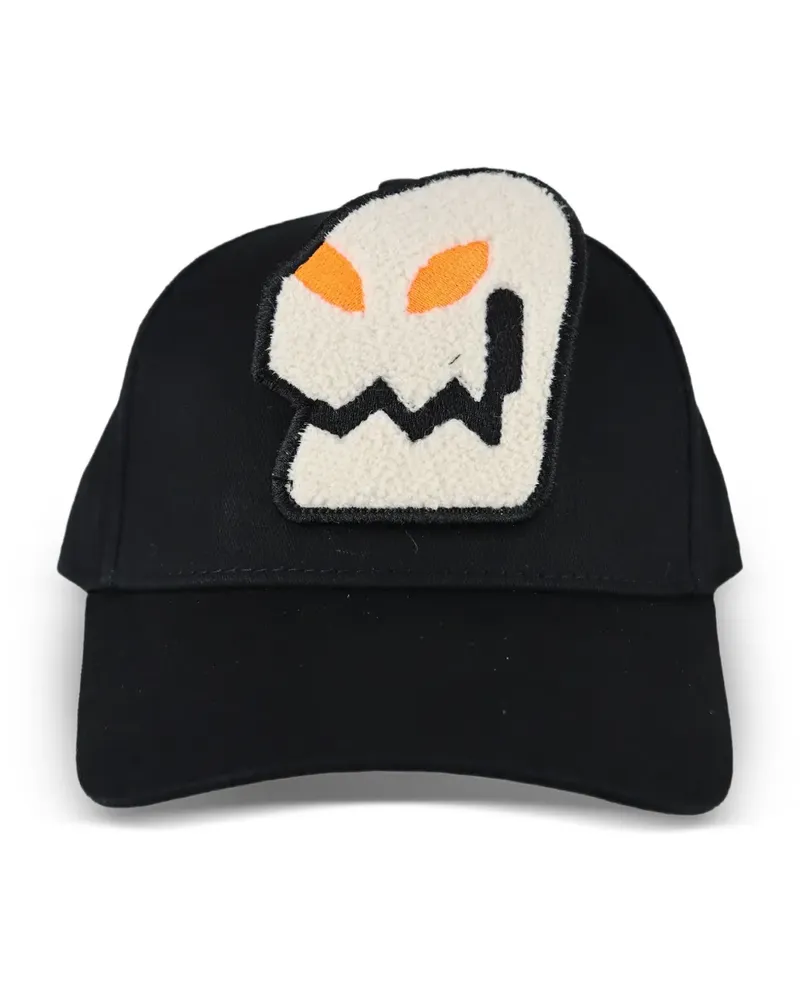 Walter van Beirendonck We Come in Peace Baseballkappe - Schwarz Schwarz