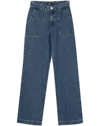 A.P.C. Jeans mit geradem Bein Blau