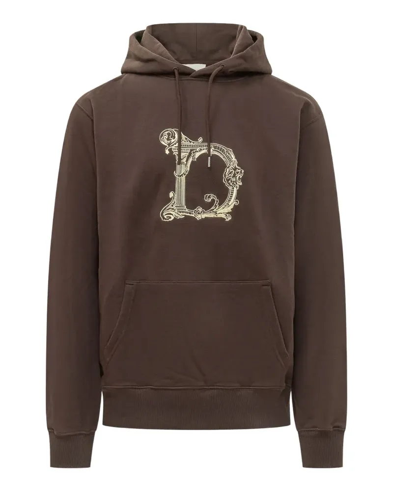Drôle de Monsieur Column D hoodie - Braun Braun