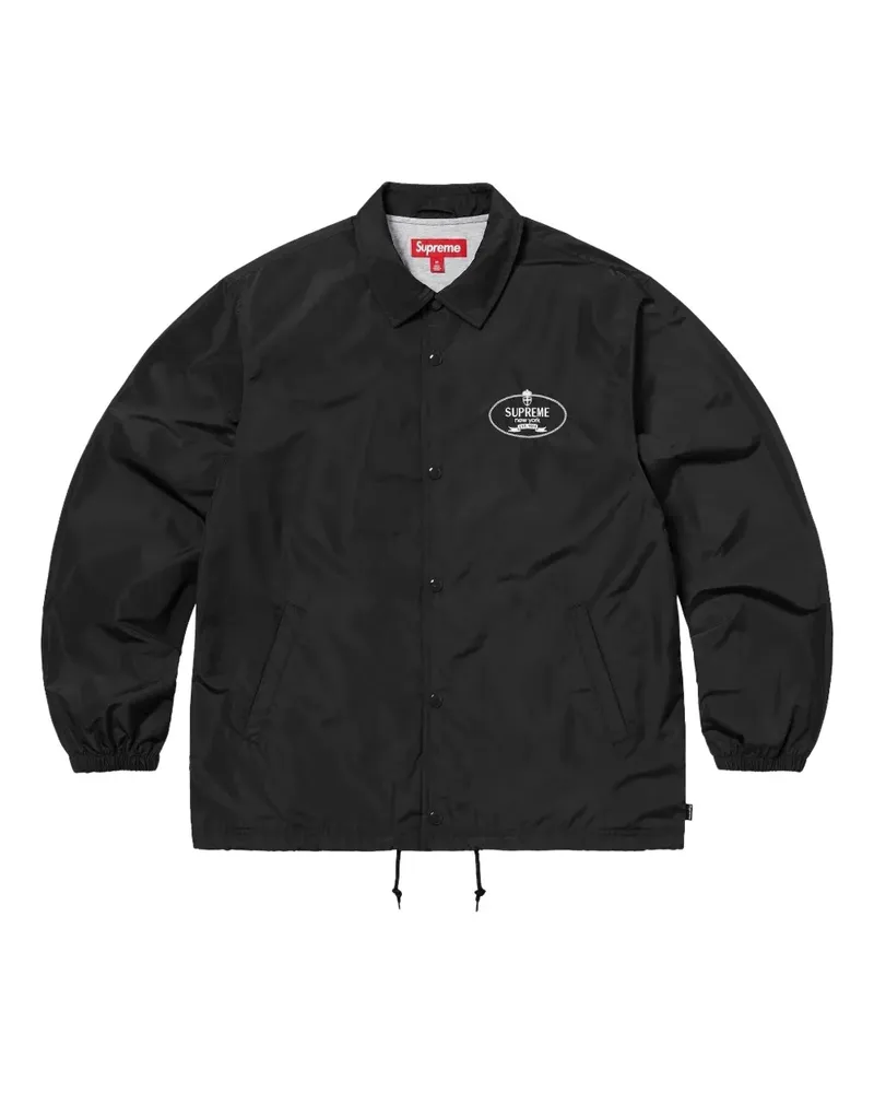 Supreme Being Crest Coaches Jacke - Schwarz Schwarz