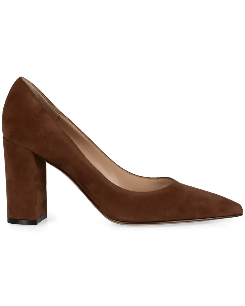 Gianvito Rossi Piper Pumps 85mm - Braun Braun