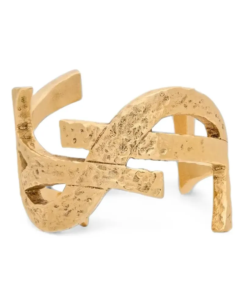 Saint Laurent Cassandre cuff bracelet - Gold Gold