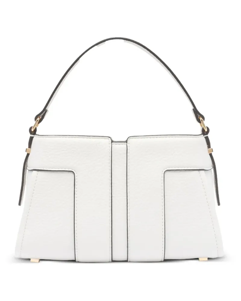 Elisabetta Franchi Schultertasche aus Faux-Leder - Weiß Weiß