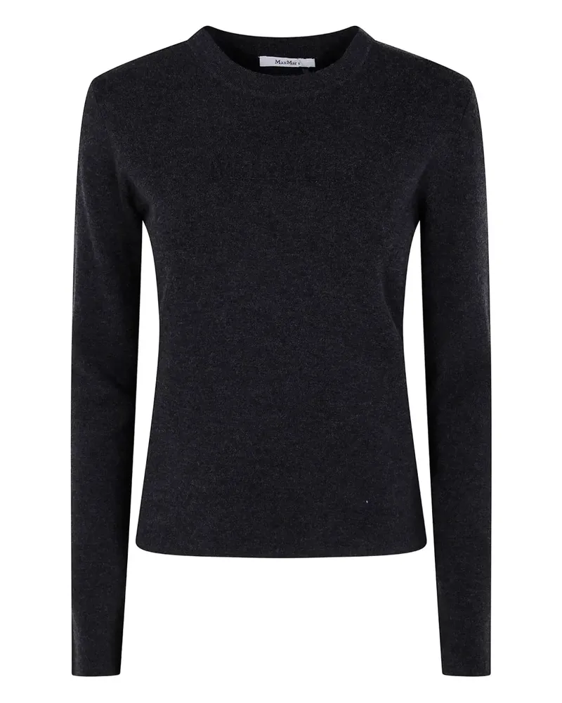 Max Mara Pullover mit Rundhalsausschnitt - Grau Grau