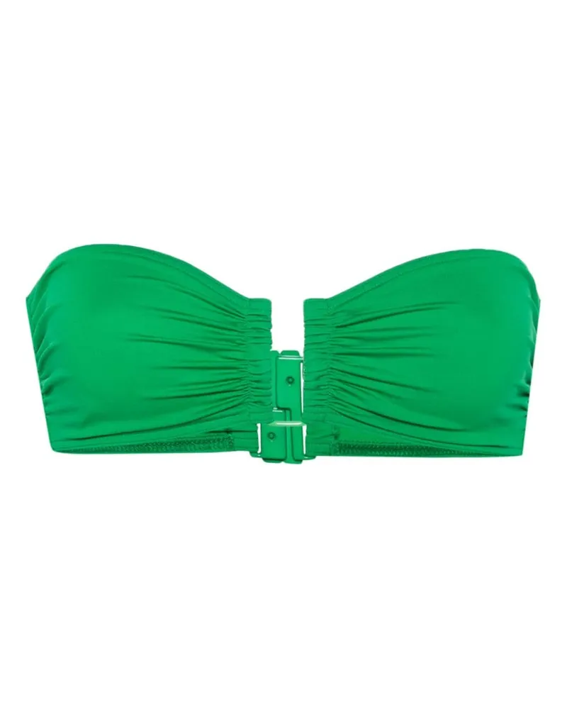 Eres Gerafftes Show Bikinioberteil - Grün Grün
