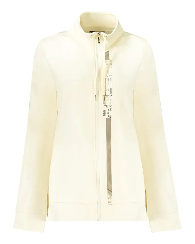 Freddy crystal-embellished mock-neck sweatshirt - Nude Nude