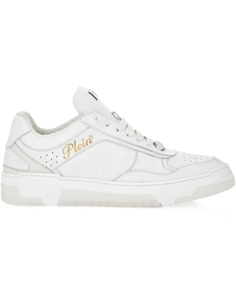 Philipp Plein Sneakers aus Nappaleder - Weiß Weiß