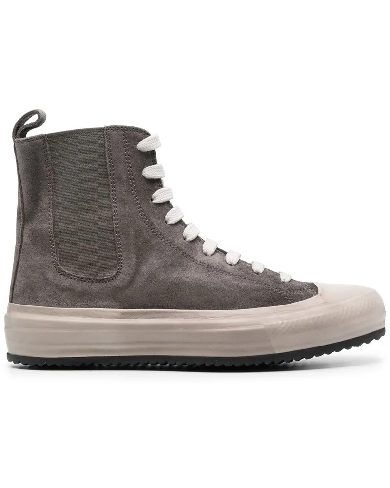 Officine Creative Italia High-Top-Sneakers aus Wildleder Grau