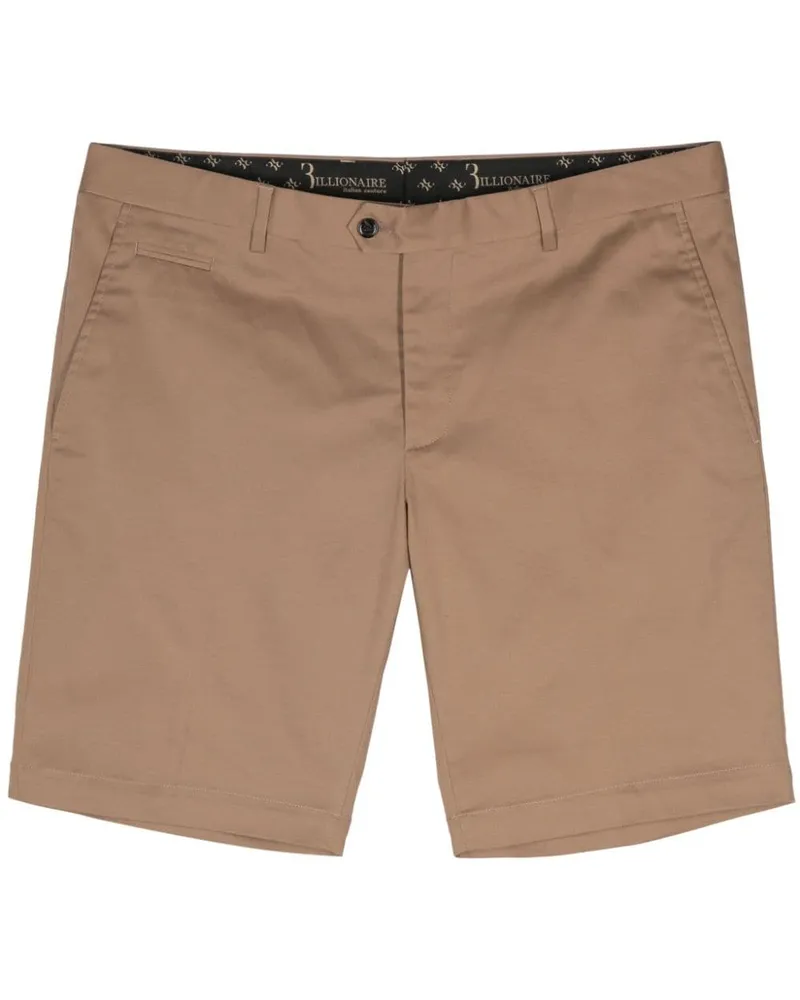 Billionaire Shorts mit Logo-Stickerei - Braun Braun