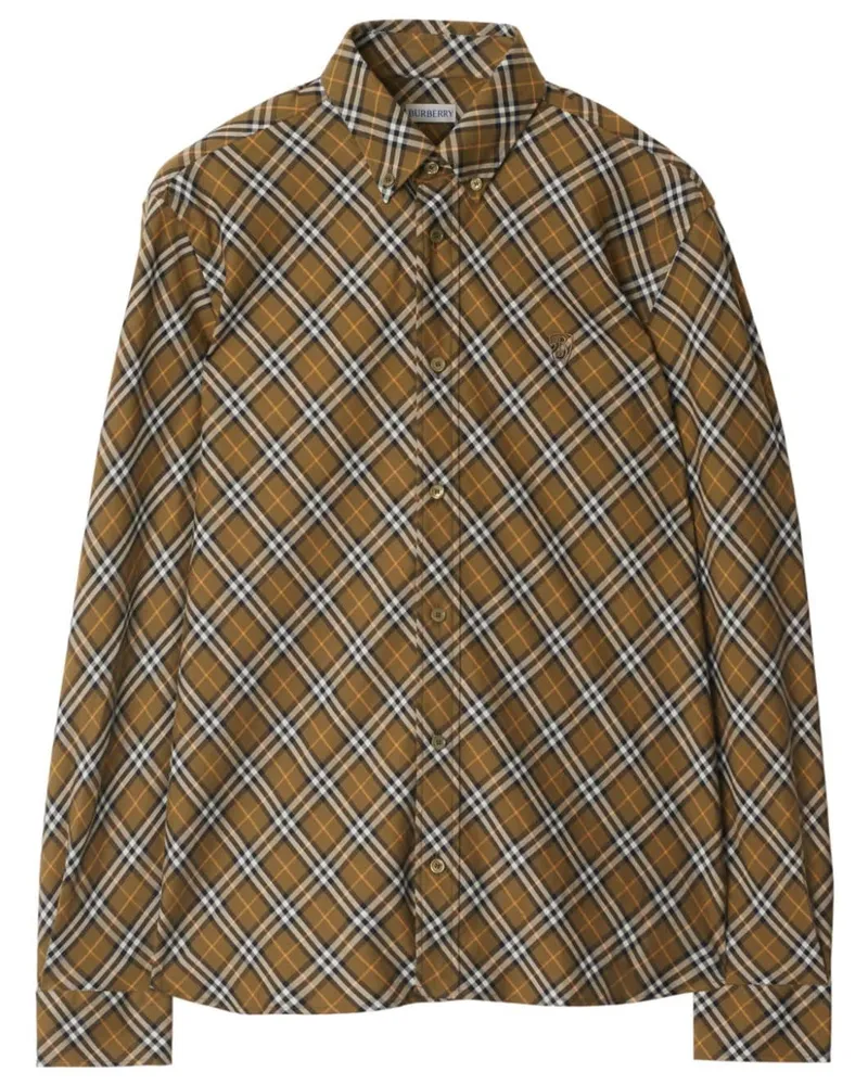 Burberry Hemd mit Vintage-Check - Braun Braun