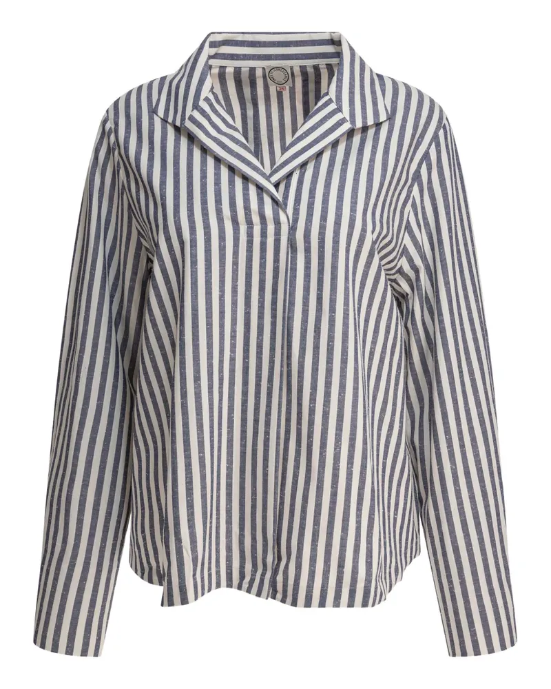 Inès de la Fressange Gestreiftes Hemd - Blau Blau
