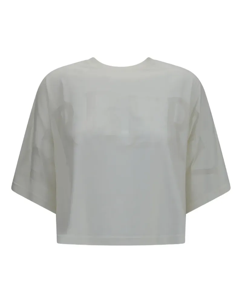 Burberry logo-print short-sleeve T-shirt - Weiß Weiß